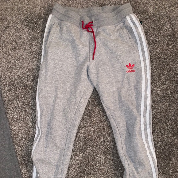 Adidas joggers with red detail - Picture 1 of 1